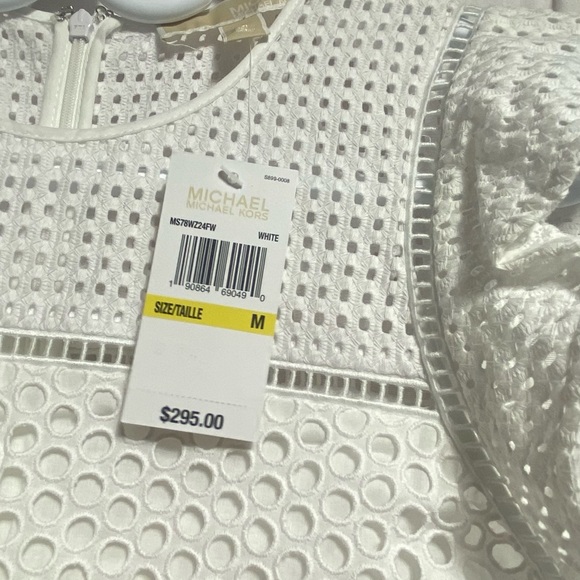 Michael Kors White Eyelet Mini Dress - Picture 4 of 13